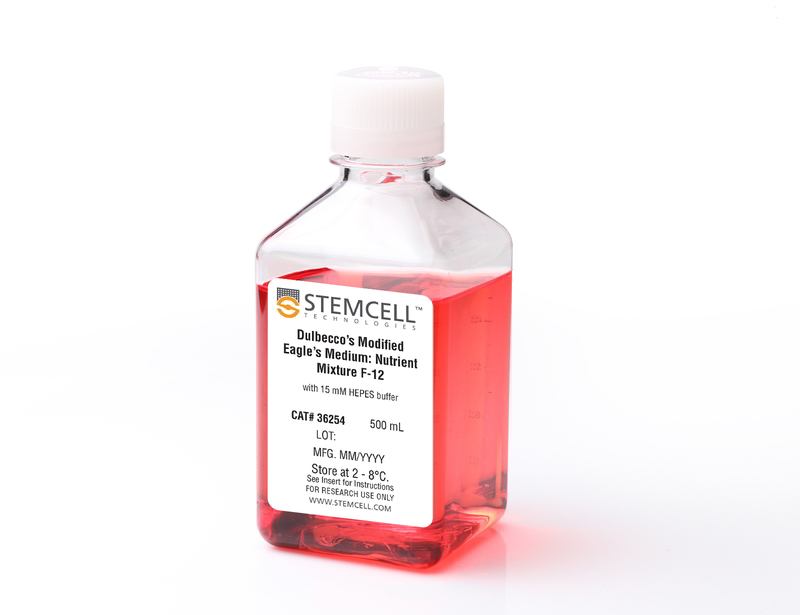 DMEM / F12 MEDIA with 15 mM HEPES, 500mL